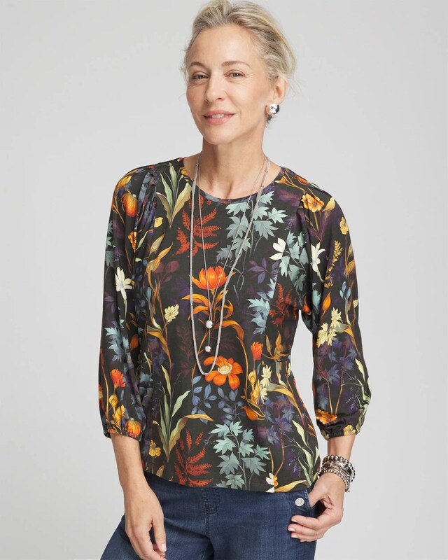 Touch of Cool Autumn Seamed Tee